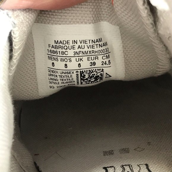 Converse Unisex Chuck 70 Renew 168618C Light Gray Walking Shoes Size M6 W8 - Picture 9 of 9